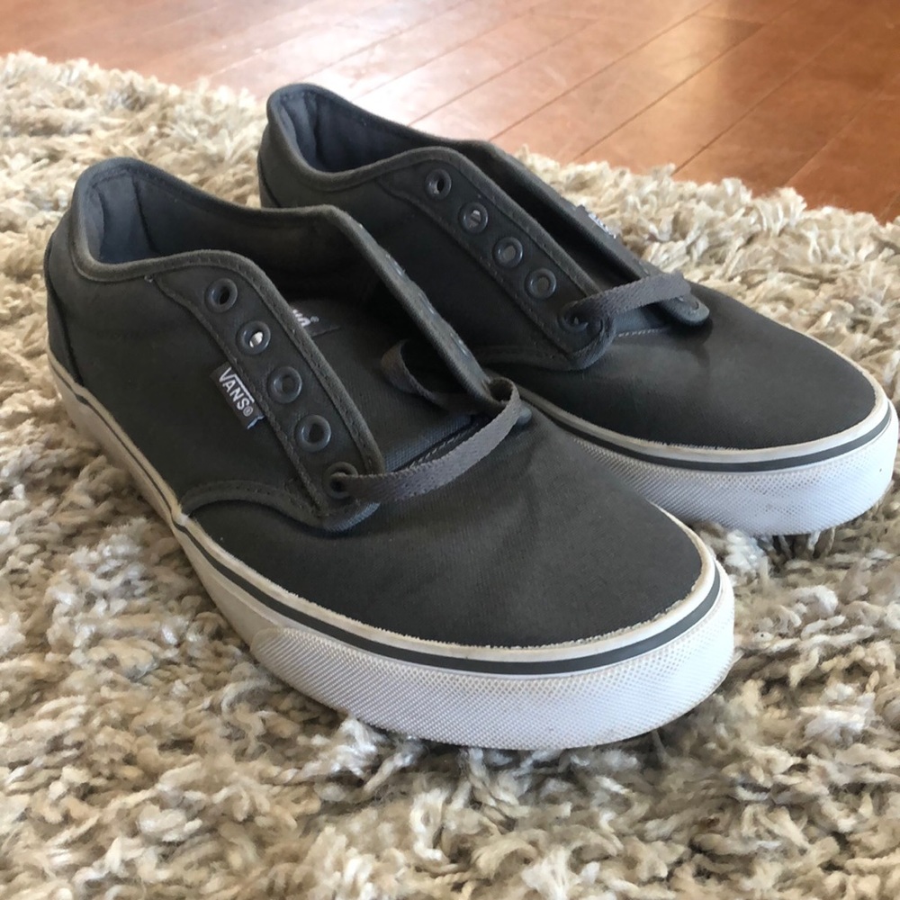 Gray Vans, Mens size 8